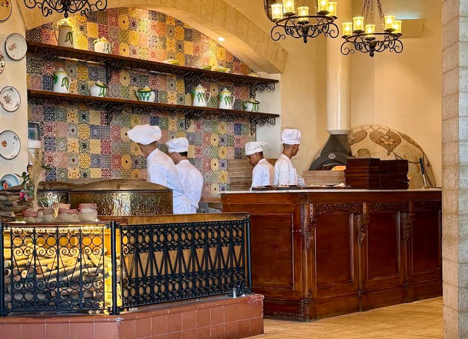Wood-fired bakery kitchen